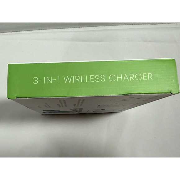 Wireless Charger Stand for iPhone Apple Watch & AirPods 3-in-1 Fast Charger, NEW - Picture 6 of 9